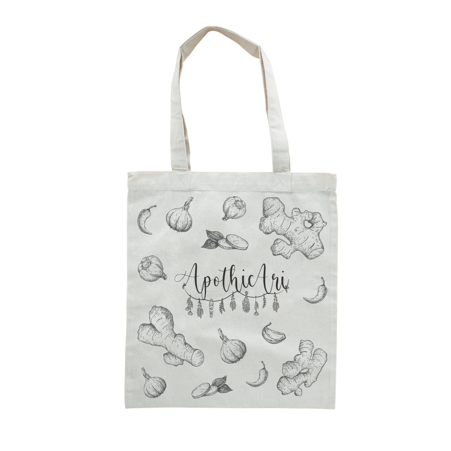 Sac de magasinage en coton bio